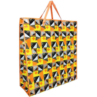 Eco-friendly Zip chiusura sacchetti da shopping tessuti Disegno personalizzato lucido / Matt laminazione