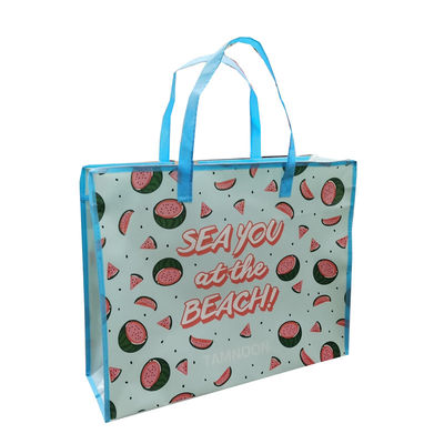 Eco-friendly riutilizzabile pieghevole handheld sacchetto da acquisto portabevande lavabile
