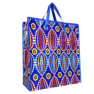 Chiusura a cerniera su misura Tasca Tote tessuta laminata Eco Friendly Glossy / Matt Design