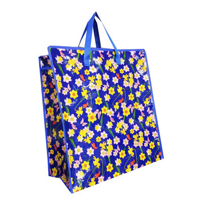 Borsa da spesa tessuta a superficie liscia PP per i requisiti di imballaggio personalizzati