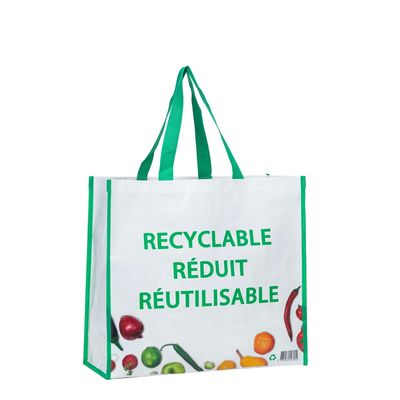 Borse da shopping impermeabili Pp per genere neutrale maschio e femmina Borsa da shopping di plastica