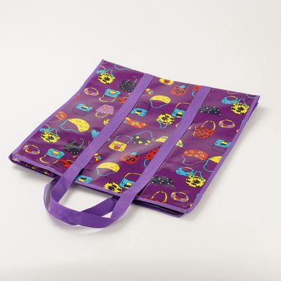 PP Non tessuto sacchetto Non tessuto alimentare Tote laminato Logo personalizzato