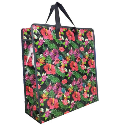 sacchetto da shopping in ppp di design colorato stampato e laminato riciclabile
