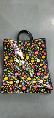 sacchetto da shopping in ppp di design colorato stampato e laminato riciclabile