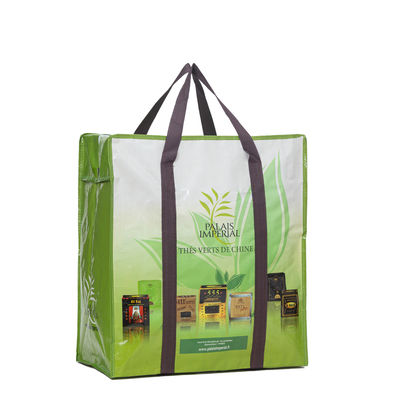 Fabbrica e personalizzazione Durable trasparente sacchetto di plastica PP con stampa del logo sacchetto di shopping PP tessuto