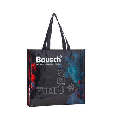 Fabbrica e personalizzazione Durable trasparente sacchetto di plastica PP con stampa del logo sacchetto di shopping PP tessuto