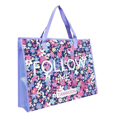 Immagine personalizzata Borse per alimentari non tessute Borsa laminata per lo shopping PP eco-friendly non tessuta