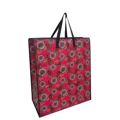 Prodotti alimentari Borse da spesa non tessute polieseriche laminate Borsa da spesa riutilizzabile tessuta