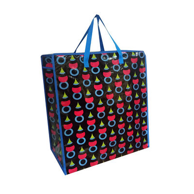 Prodotti alimentari Borse da spesa non tessute polieseriche laminate Borsa da spesa riutilizzabile tessuta