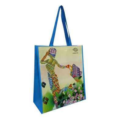30 a 50 cm Riciclare Pp Borsa da spesa tessuta Borse per alimentari riutilizzabili personalizzate