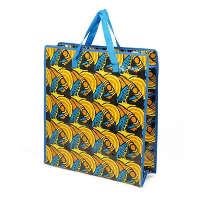 Borsa da bagno impermeabile personalizzabile Borsa da shopping tessuta stratificata con maniglia tessuta / nylon