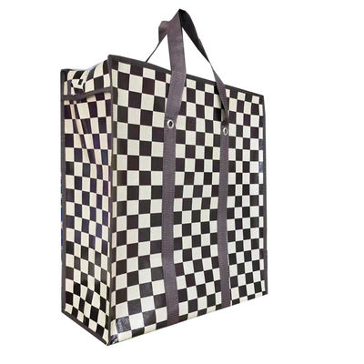 Sacchetto di canvas regolabile con zip 180 Gsm con rivestimento in PP e design unisex