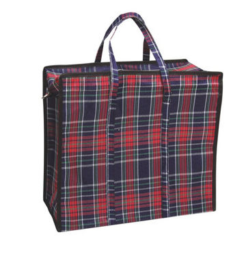 Borsa da shopping a tela unisex personalizzabile con chiusura a cerniera