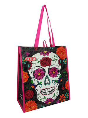 Borsa a zip Pp personalizzata riutilizzabile con struttura rinforzata