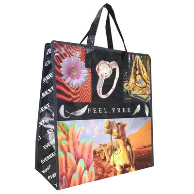 Tote PP Shopping Sacchetti di polipropilene laminati Disegno personalizzato